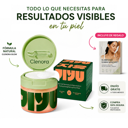 Clenora Glow Pads – Discos Aclarantes para Manchas Oscuras