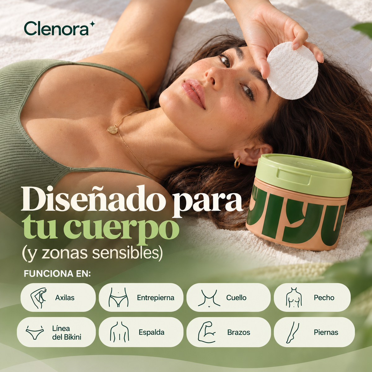 Pads Aclarantes para Manchas Oscuras Clenora